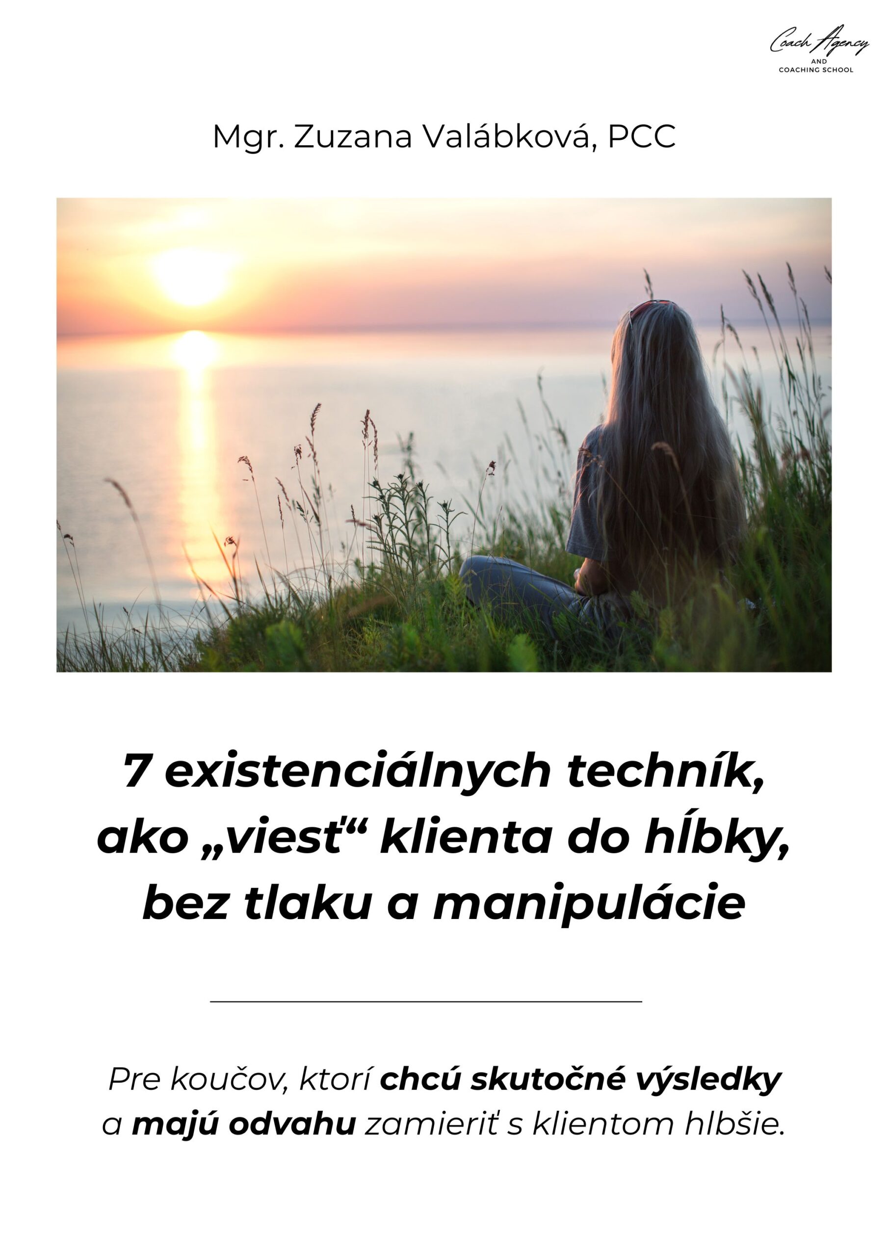 E-book: 7 existenciálnych techník pre koučov